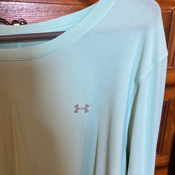 Under Armour Light Blue Long Sleeve Tee - Picture 2 of 3